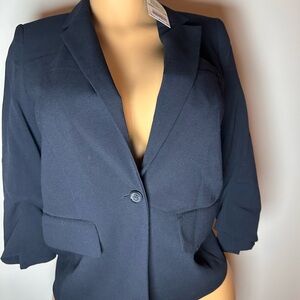 Michael Kors Blue Blazer Elegant Suit Jacket